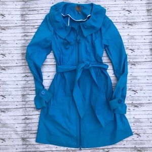 ⭐️ NWT Kristin Davis Zip Trench Coat SzXS